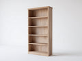 Estanterías de madera 78x34x188 cm - natural - diseño clásico para salón