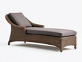 Tumbonas de ratán 195x74x75 cm - natural-gris - diseño moderno para exterior